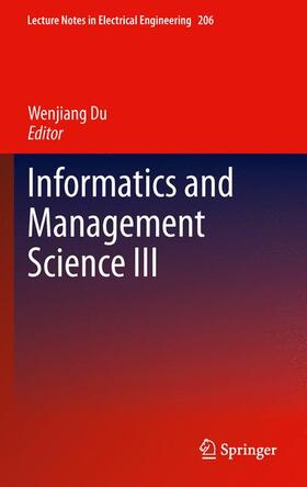 Du |  Informatics and Management Science III | Buch |  Sack Fachmedien