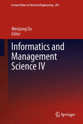 Du | Informatics and Management Science IV | E-Book | sack.de