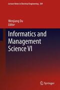 Du |  Informatics and Management Science VI | Buch |  Sack Fachmedien