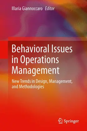 Giannoccaro |  Behavioral Issues in Operations Management | Buch |  Sack Fachmedien