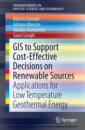 Gemelli / Mancini / Diamantini | GIS to Support Cost-effective Decisions on Renewable Sources | E-Book | sack.de