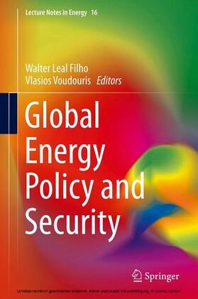 Leal Filho / Voudouris | Global Energy Policy and Security | E-Book | sack.de