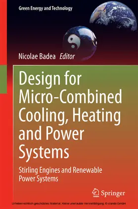 Badea | Design for Micro-Combined Cooling, Heating and Power Systems | E-Book | sack.de