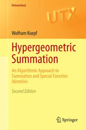 Koepf | Hypergeometric Summation | E-Book | sack.de