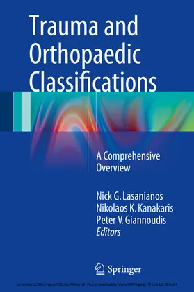 Lasanianos / Kanakaris / Giannoudis |  Trauma and Orthopaedic Classifications | eBook | Sack Fachmedien