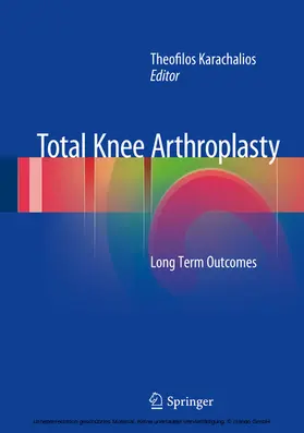 Karachalios |  Total Knee Arthroplasty | eBook | Sack Fachmedien