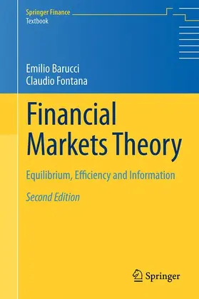 Fontana / Barucci |  Financial Markets Theory | Buch |  Sack Fachmedien