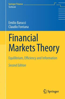 Fontana / Barucci | Financial Markets Theory | Buch | 978-1-4471-7321-2 | sack.de
