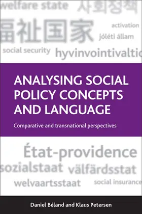 Béland / Petersen | Analysing Social Policy Concepts and Language | E-Book | www.sack.de