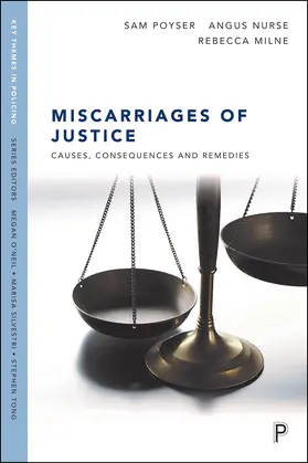 Poyser / Nurse / Milne | Miscarriages of justice | Buch | 978-1-4473-2744-8 | sack.de