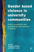 Anitha / Lewis |  Gender Based Violence in University Communities | eBook | Sack Fachmedien