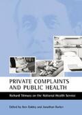 Oakley / Barker |  Private complaints and public health | eBook | Sack Fachmedien