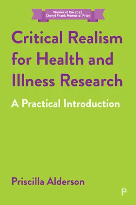 Alderson |  Critical Realism for Health and Illness Research | Buch |  Sack Fachmedien