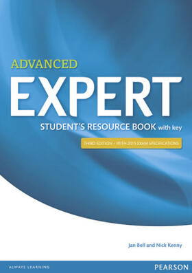 Bell |  Expert Advanced 3rd Edition Student's Resource Book with Key | Buch |  Sack Fachmedien
