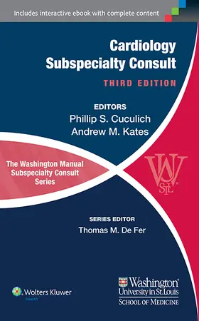 Cuculich / Kates |  The Washington Manual of Cardiology Subspecialty Consult | Buch |  Sack Fachmedien
