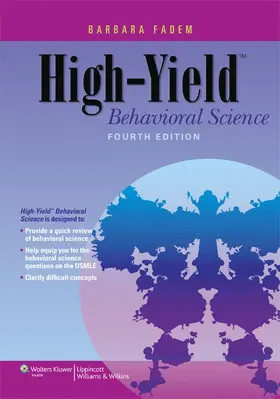 Fadem |  High-Yield Behavioral Science | Buch |  Sack Fachmedien