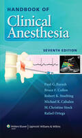 Cullen / Barash / Stock |  Handbook of Clinical Anesthesia | Buch |  Sack Fachmedien