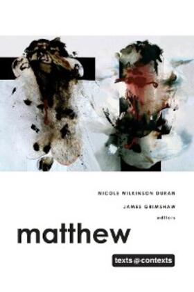 Wilkinson / Grimshaw |  Matthew | eBook | Sack Fachmedien