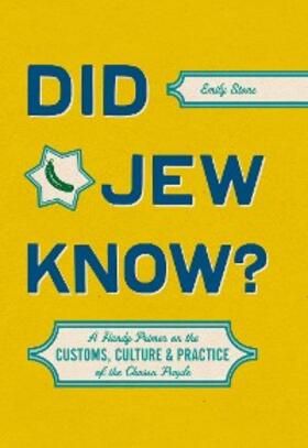 Stone |  Did Jew Know? | eBook | Sack Fachmedien
