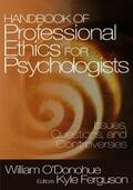O'Donohue / Ferguson |  Handbook of Professional Ethics for Psychologists | eBook | Sack Fachmedien