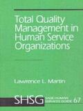 Martin |  Total Quality Management in Human Service Organizations | eBook | Sack Fachmedien