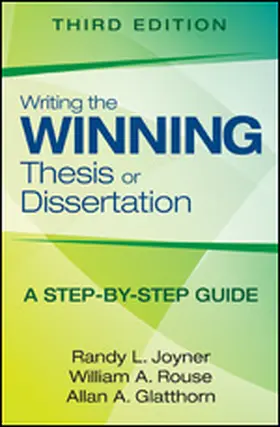 Joyner / Rouse / Glatthorn |  Writing the Winning Thesis or Dissertation | Buch |  Sack Fachmedien