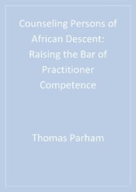 Parham |  Counseling Persons of African Descent | eBook | Sack Fachmedien