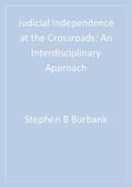 Burbank / Friedman |  Judicial Independence at the Crossroads | eBook | Sack Fachmedien