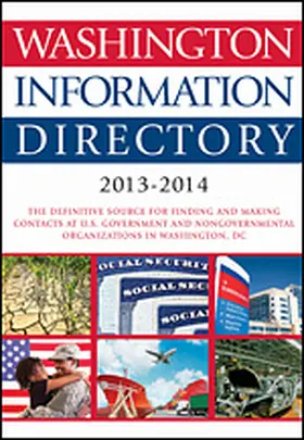 CQ Press |  Washington Information Directory 2013-2014 | Buch |  Sack Fachmedien