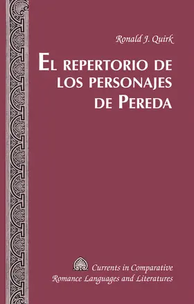 Quirk |  El repertorio de los Personajes de Pereda | eBook | Sack Fachmedien