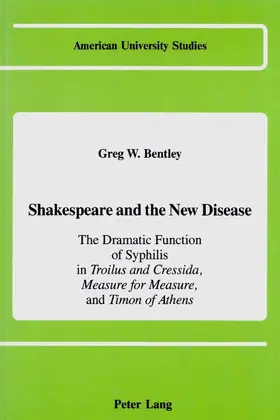 Bentley |  Shakespeare and the New Disease | eBook | Sack Fachmedien