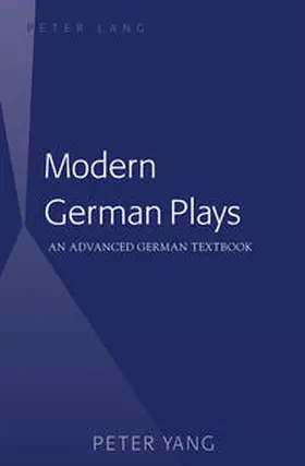 Yang |  Modern German Plays | eBook | Sack Fachmedien