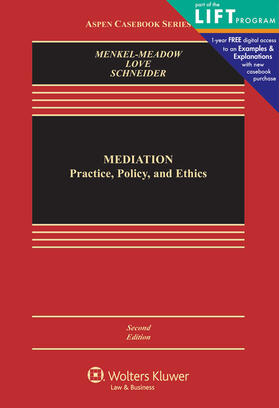 Menkel-Meadow / Porter-Love | Mediation: Practice, Policy, and Ethics | Buch | 978-1-4548-0262-4 | sack.de