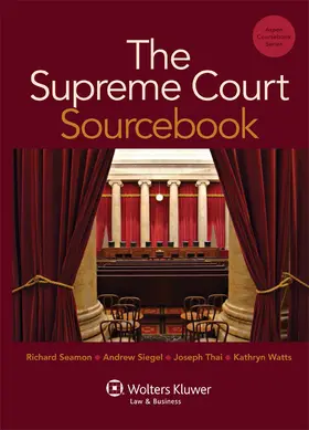 Seamon / Siegel |  The Supreme Court Sourcebook | Buch |  Sack Fachmedien