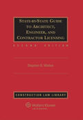 Walker |  State-By-State Guide to Architect, Engineer, and Contractor Licensing, Second Edition | Buch |  Sack Fachmedien