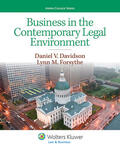 Davidson / Forsythe |  Business in the Contemporary Legal Environment | Buch |  Sack Fachmedien