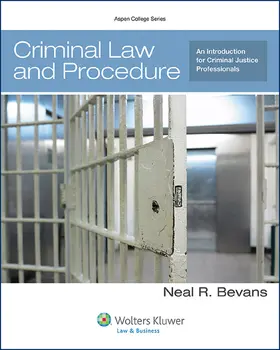 Bevans |  Criminal Law and Procedure: An Introduction for Criminal Justice Professionals | Buch |  Sack Fachmedien