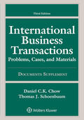 Chow / Schoenbaum |  International Business Transactions Documents Supplement | Buch |  Sack Fachmedien