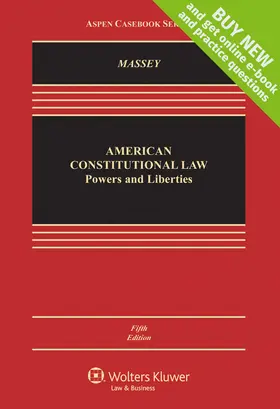 Massey |  American Constitutional Law: Powers and Liberties | Buch |  Sack Fachmedien