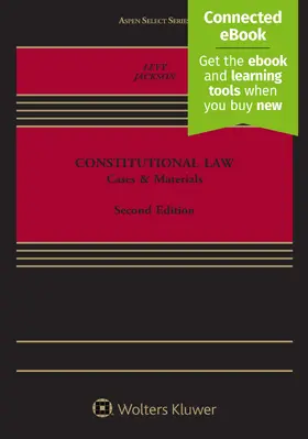 Levy / Jackson |  Constitutional Law: Cases and Materials | Buch |  Sack Fachmedien