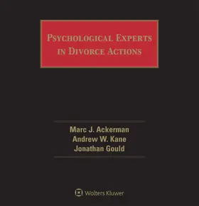 Ackerman / Kane / Gould |  Psychological Experts in Divorce Actions | Loseblattwerk |  Sack Fachmedien