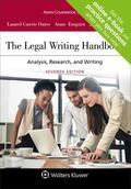 Oates / Enquist / Francis |  The Legal Writing Handbook: Analysis, Research, and Writing | Loseblattwerk |  Sack Fachmedien
