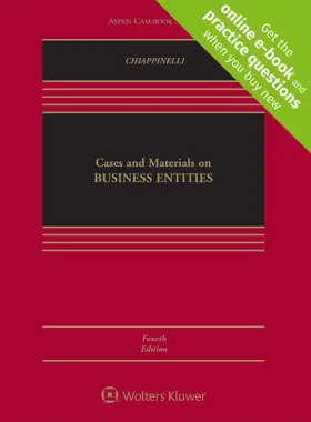 Chiappinelli | Cases and Materials on Business Entities | Loseblattwerk | sack.de