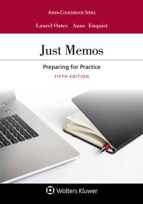 Oates / Enquist | Just Memos: Preparing for Practice | Buch | 978-1-4548-9434-6 | sack.de