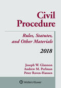 Glannon / Perlman / Raven-Hansen |  Civil Procedure: Rules, Statutes, and Other Materials, 2018 Supplement | Buch |  Sack Fachmedien