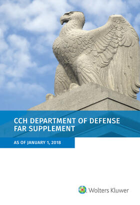 Staff |  Department of Defense Far Supplement (Dfars): As of January 1, 2018 | Buch |  Sack Fachmedien