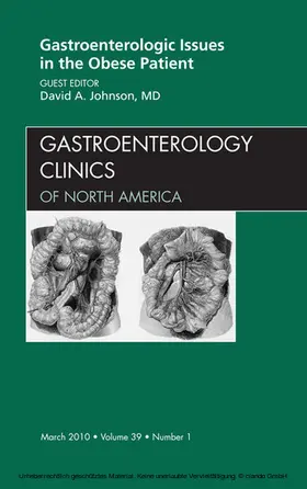 Johnson |  Gastroenterologic Issues in the Obese Patient, An Issue of Gastroenterology Clinics | eBook | Sack Fachmedien