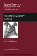  Technical Advances in Mediastinal Surgery, An Issue of Thoracic Surgery Clinics | eBook | Sack Fachmedien