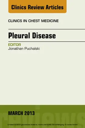 Puchalski |  Pleural Disease, An Issue of Clinics in Chest Medicine | eBook | Sack Fachmedien