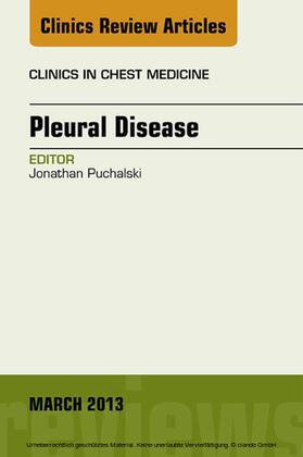 Puchalski | Pleural Disease, An Issue of Clinics in Chest Medicine, | E-Book | sack.de